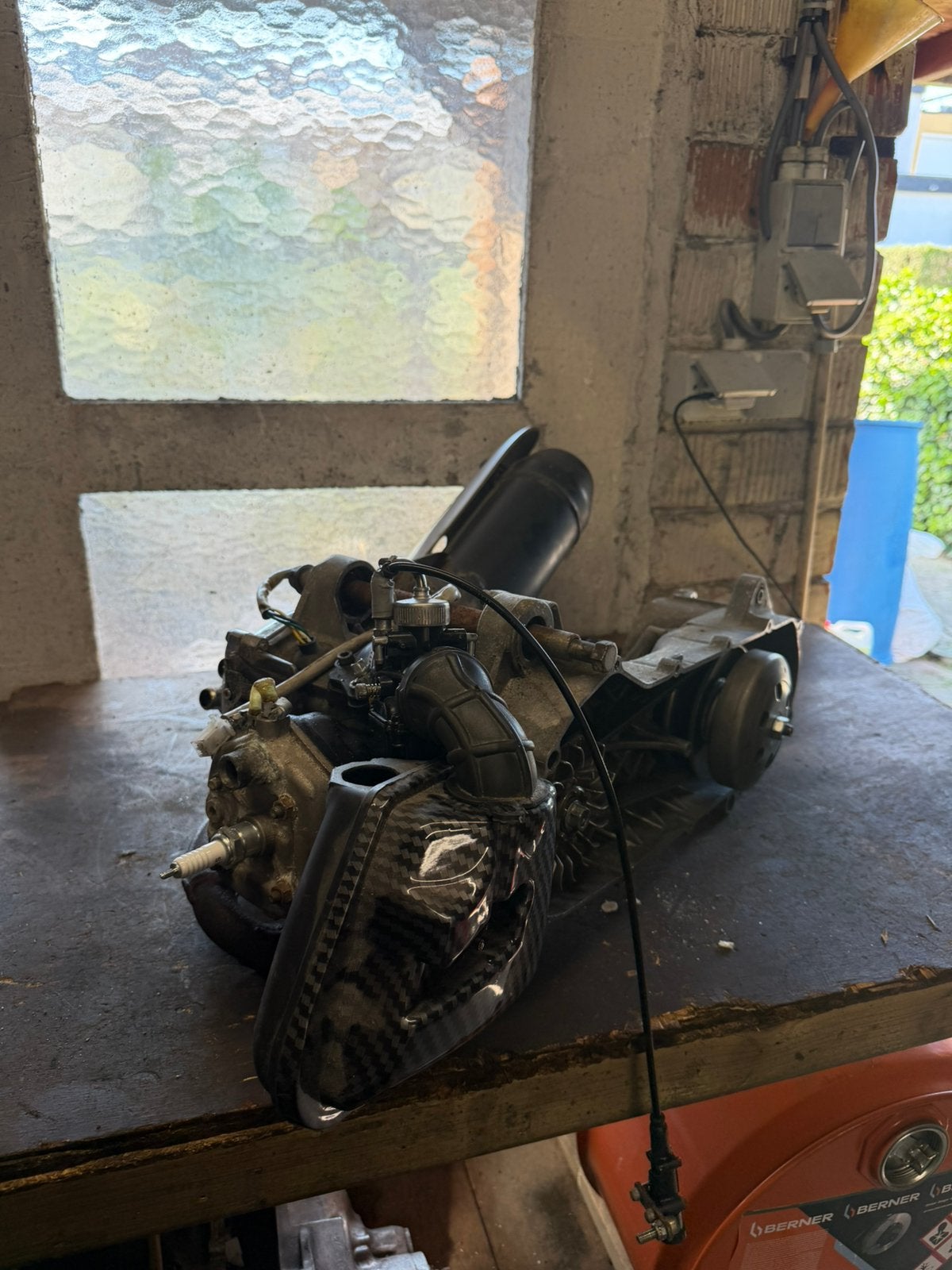 Yamaha Aerox Motorblok Plug & Play 70CC Polini Corsa, Fietsen en Brommers, Ophalen, Carburateur, Yamaha