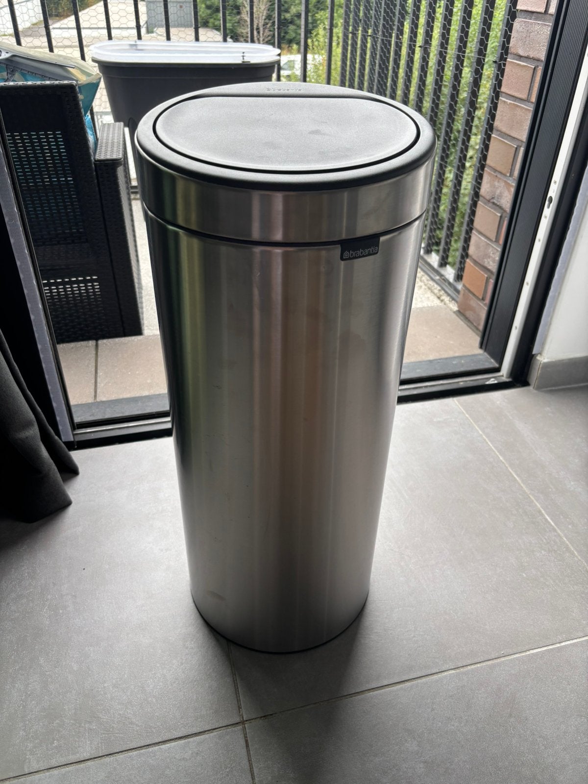 Poubelle brabantia inox, Inox, 20 à 30 litres, Comme neuf, Enlèvement
