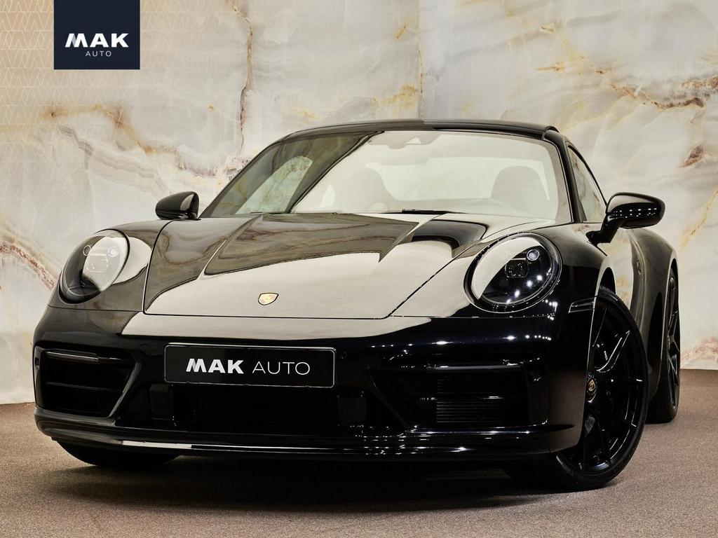 Porsche 992 3.0 Carrera GTS, pano, PASM, Bose, sp.chrono, sp, Auto's, Automaat, Zwart, Zwart, Bedrijf