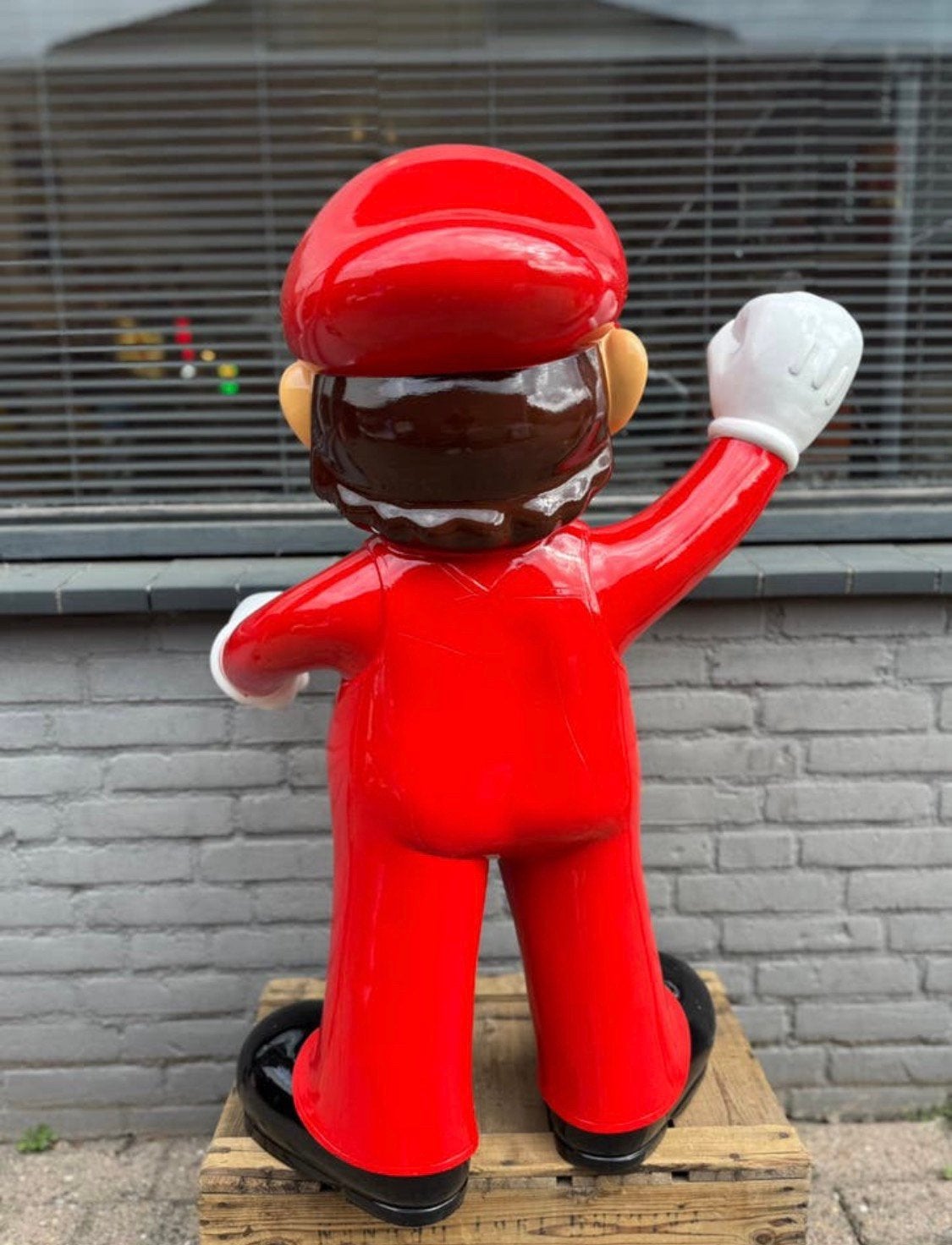 Mario Ferrari reclame beeld XL, Ophalen, Zo goed als nieuw, Reclamebord