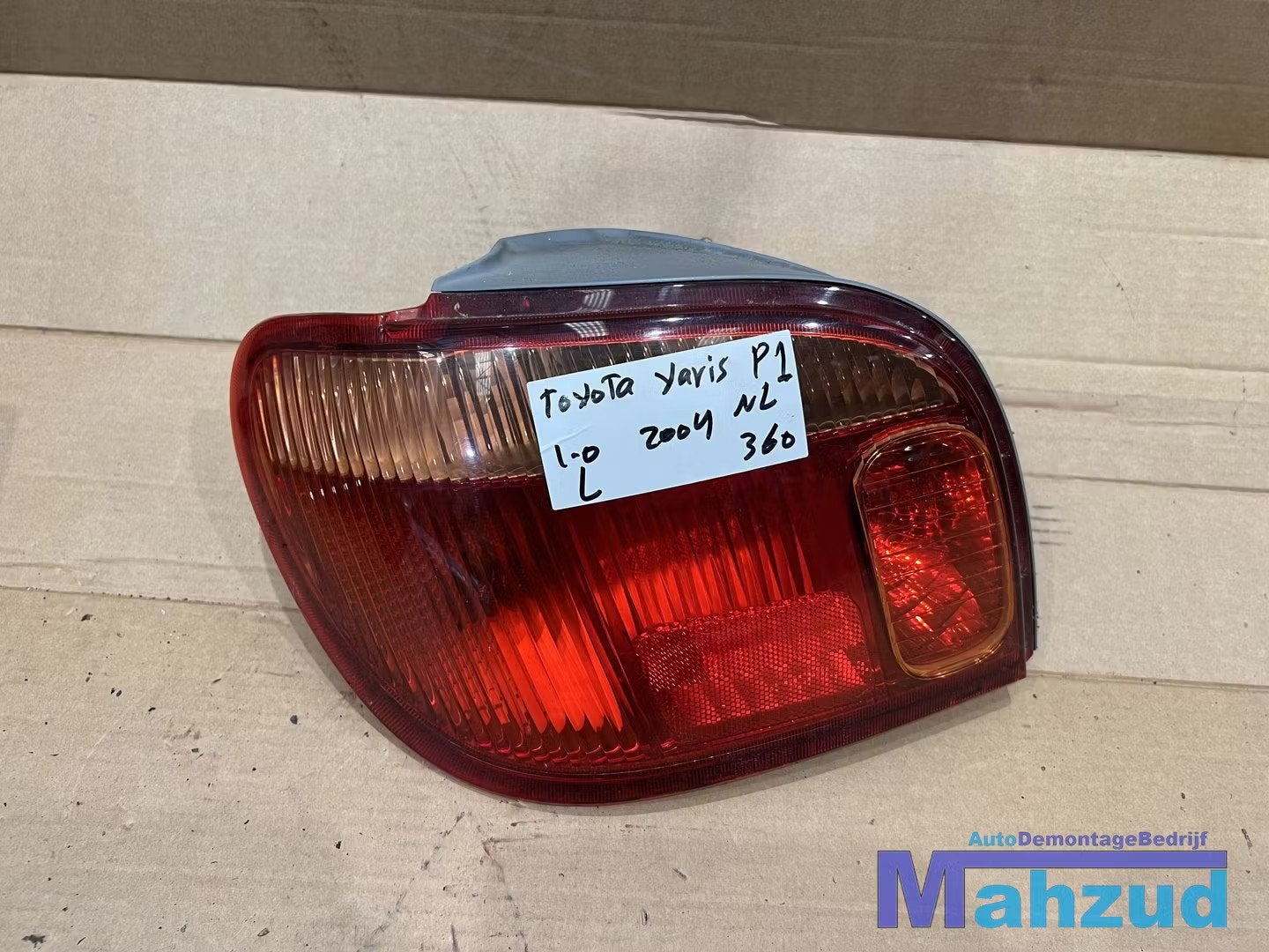 TOYOTA YARIS P1 Links achterlicht 1999-2005, Info@toyota.co.jp, Toyota Motor Corporation, Toyota-Cho 1
471-8571  Toyota City, Toyota