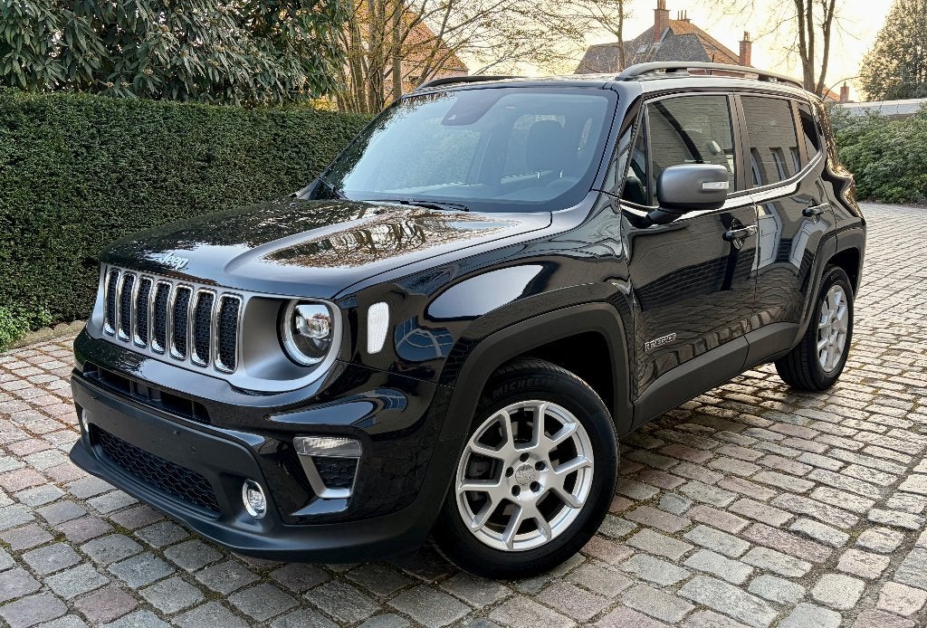 Jeep Renegade 1.3 T4 Limited Automaat ### 55000 km ###, Auto's, Stof, Zwart, 5 zetels, https://public.car-pass.be/vhr/3f6c7fb5-33b3-4a42-8b88-be8ae34c87e7?lang=fr#