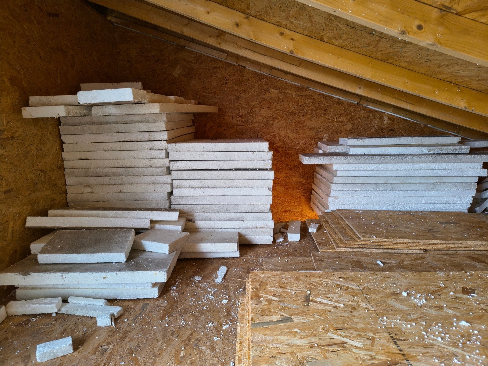 isomoplaten / piepschuim / Tempex, Bricolage & Construction, 15 m² ou plus, Isolation de toiture, Enlèvement, Utilisé