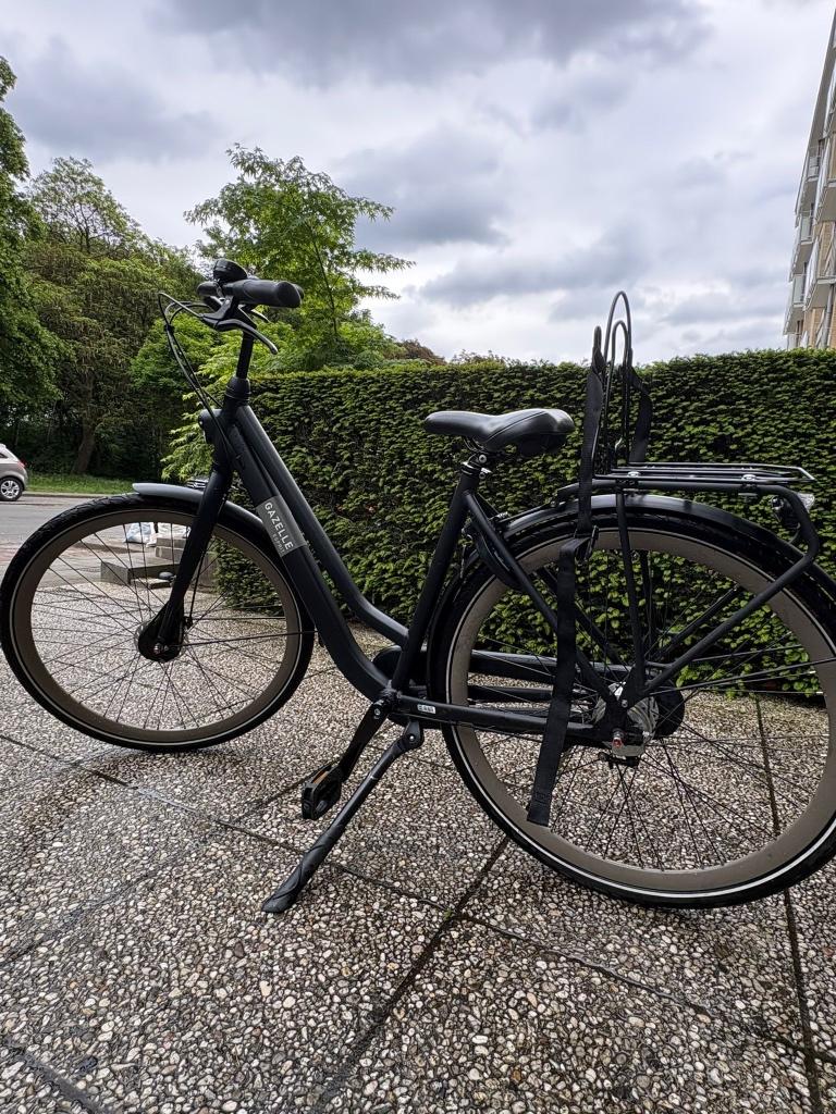 Vélo de ville Gazelle Esprit T7 — taille du cadre 49, Accès (extra) bas, Frein sur jante, Comme neuf, Enlèvement