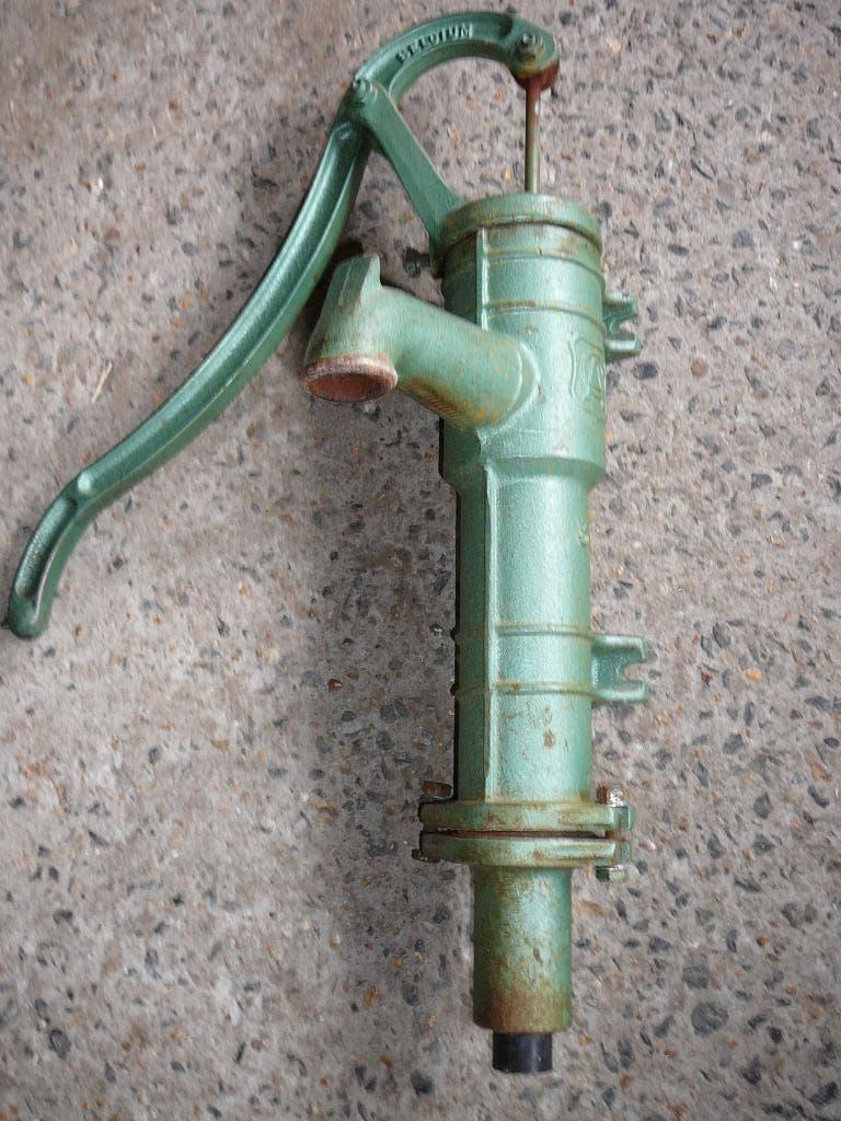 waterpomp, Ophalen, Gebruikt, Handmatig