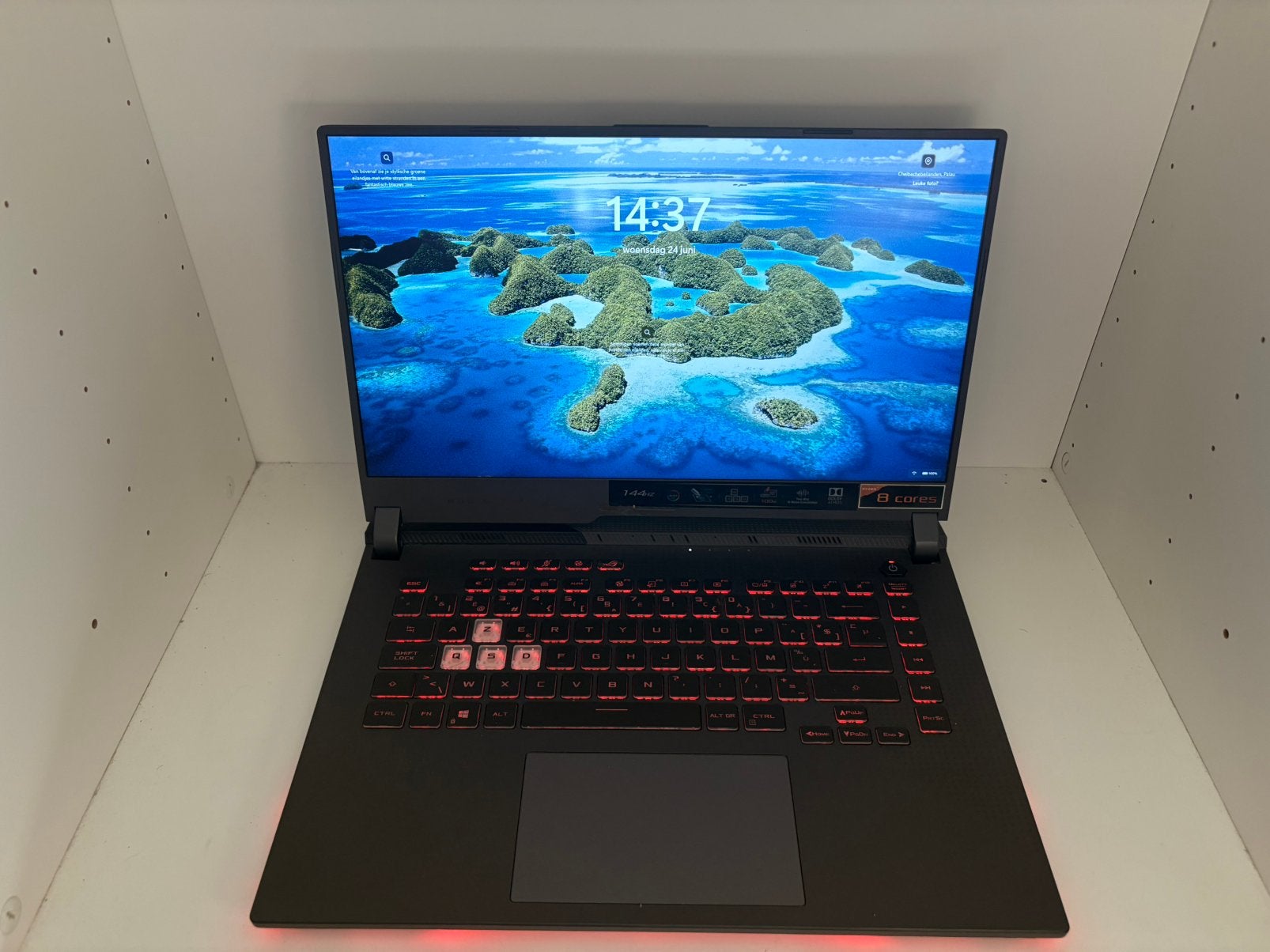 ASUS ROG Strix G15 gaming laptop, Computers en Software, Chromebooks, Ophalen of Verzenden, Zo goed als nieuw, 16 GB