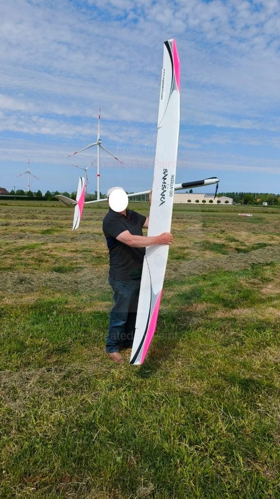 RC zwever samsara 3,20m, Hobby en Vrije tijd, Modelbouw | Radiografisch | Vliegtuigen, Ophalen, Gebruikt, Elektro, RTF (Ready to Fly)