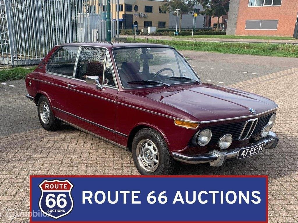 BMW 2002 tii Touring | 1974 | Route 66 Auctions, Zwart, Bedrijf, Handgeschakeld, Overige carrosserie