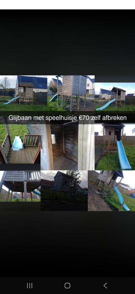Speelrek met glijbaan, Kinderen en Baby's, Ophalen, Glijbaan
