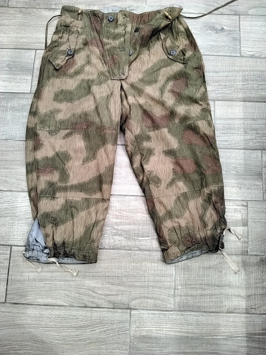 Duitse camo winter broek heel goede staat, Verzamelen, Ophalen