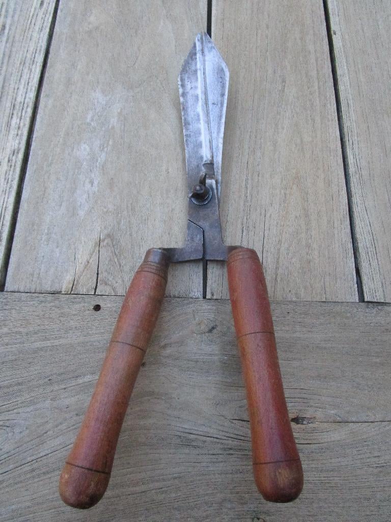 vintage heggenschaar, Jardin & Terrasse, Taille-haies, Enlèvement ou Envoi, Utilisé, Manuelle