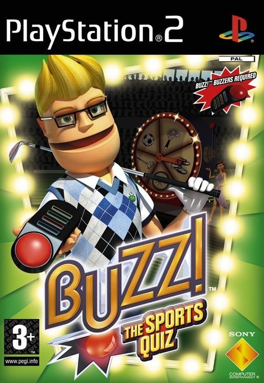 Buzz The Sports Quiz, Puzzel en Educatief, Gebruikt, Ophalen of Verzenden, 3 spelers of meer