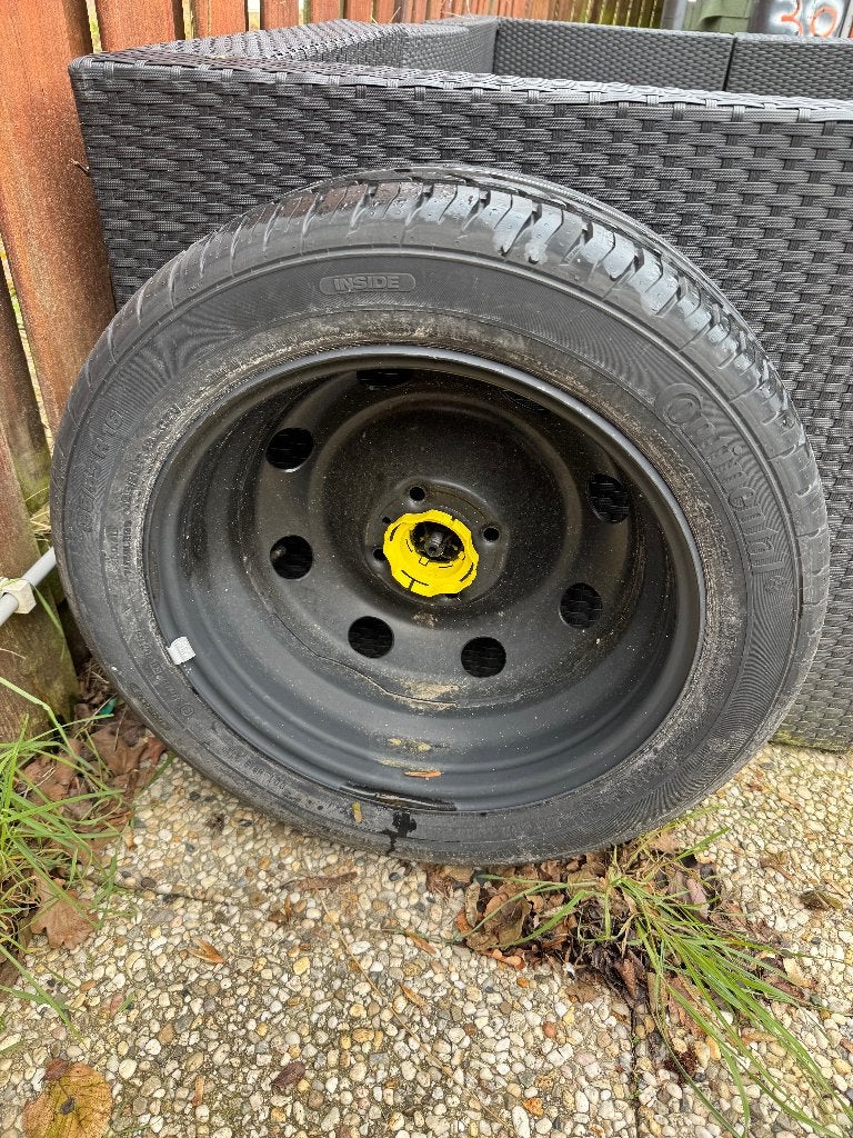 Reservewiel | Continental band 195/55 R16 op stalen velg, Enlèvement, Neuf