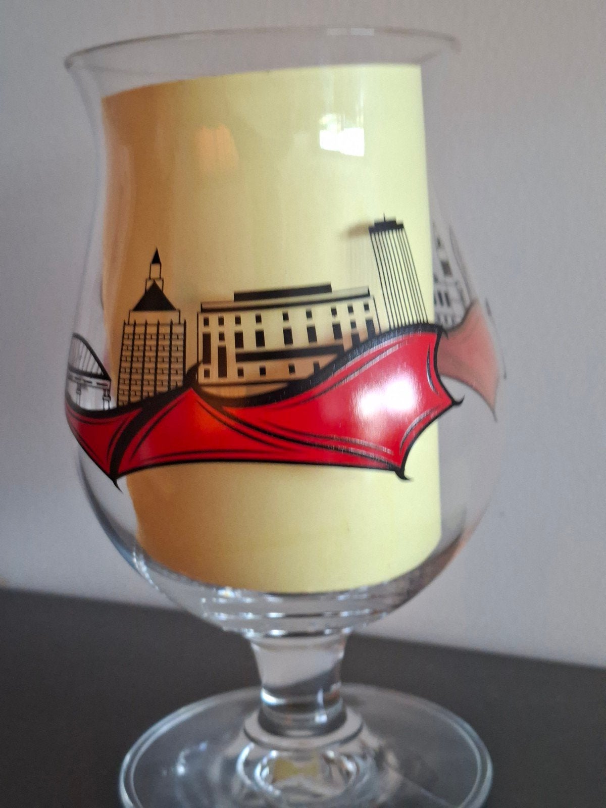 Duvel glas "Rochester"., Collections, Marques de bière, Enlèvement ou Envoi, Duvel