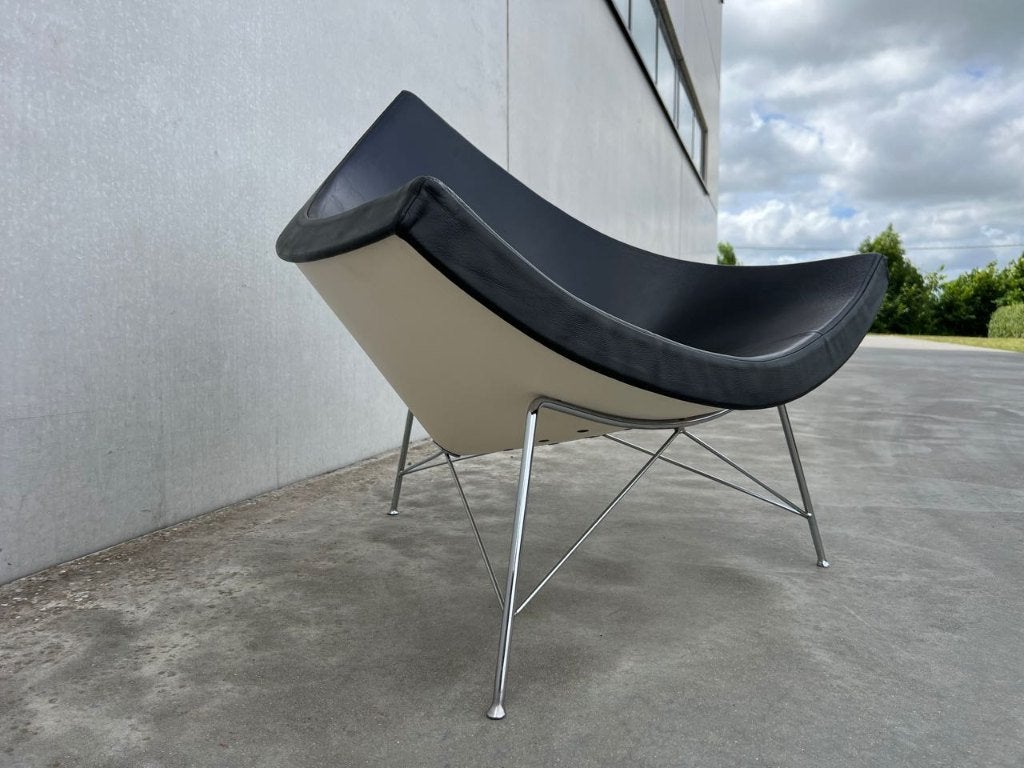 Vitra coconut chair, Ophalen of Verzenden, Zo goed als nieuw, Leer, Design