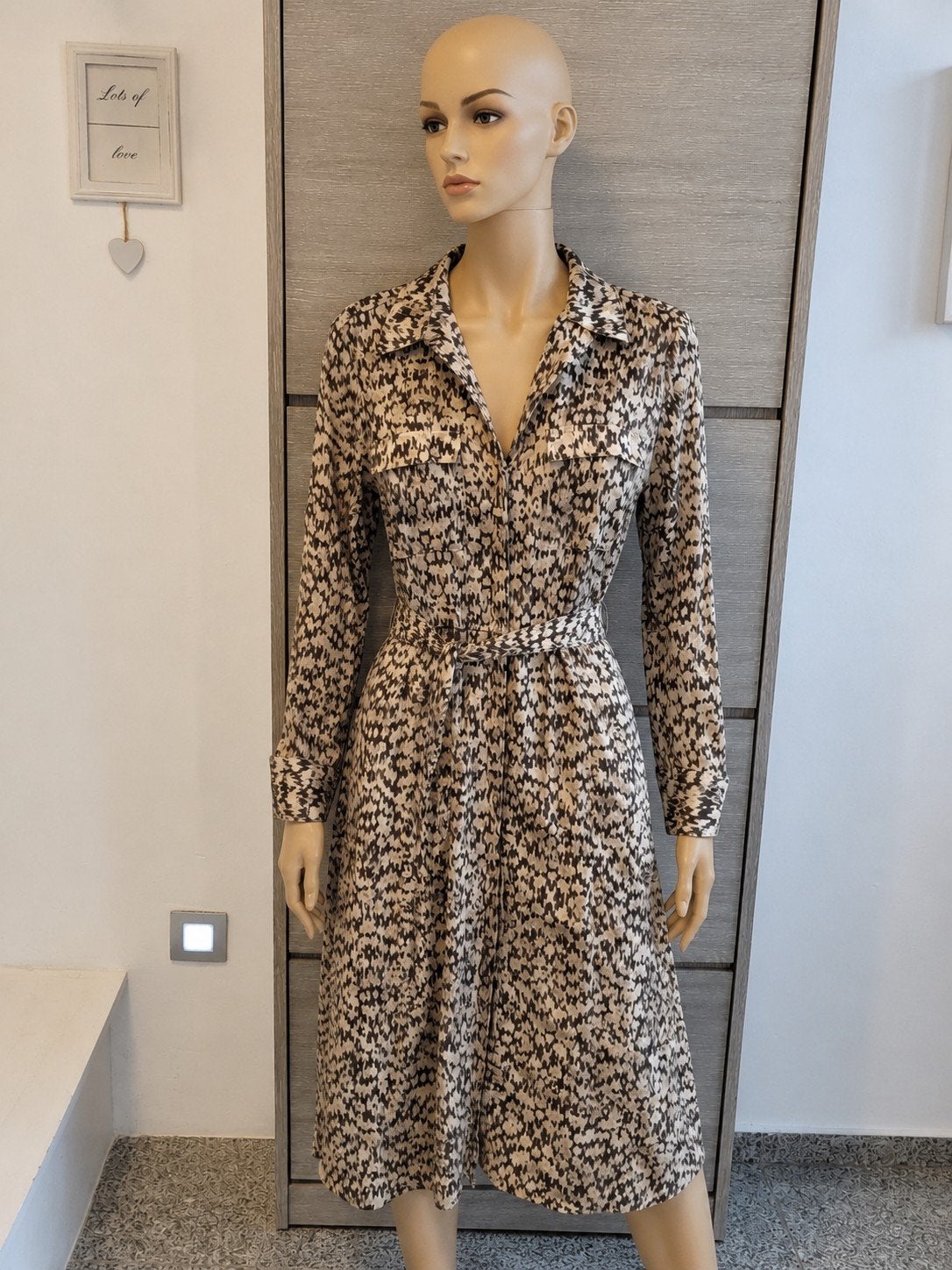 H&M bruine zomerjurk, Kleding | Dames, Jumpsuits, Ophalen of Verzenden