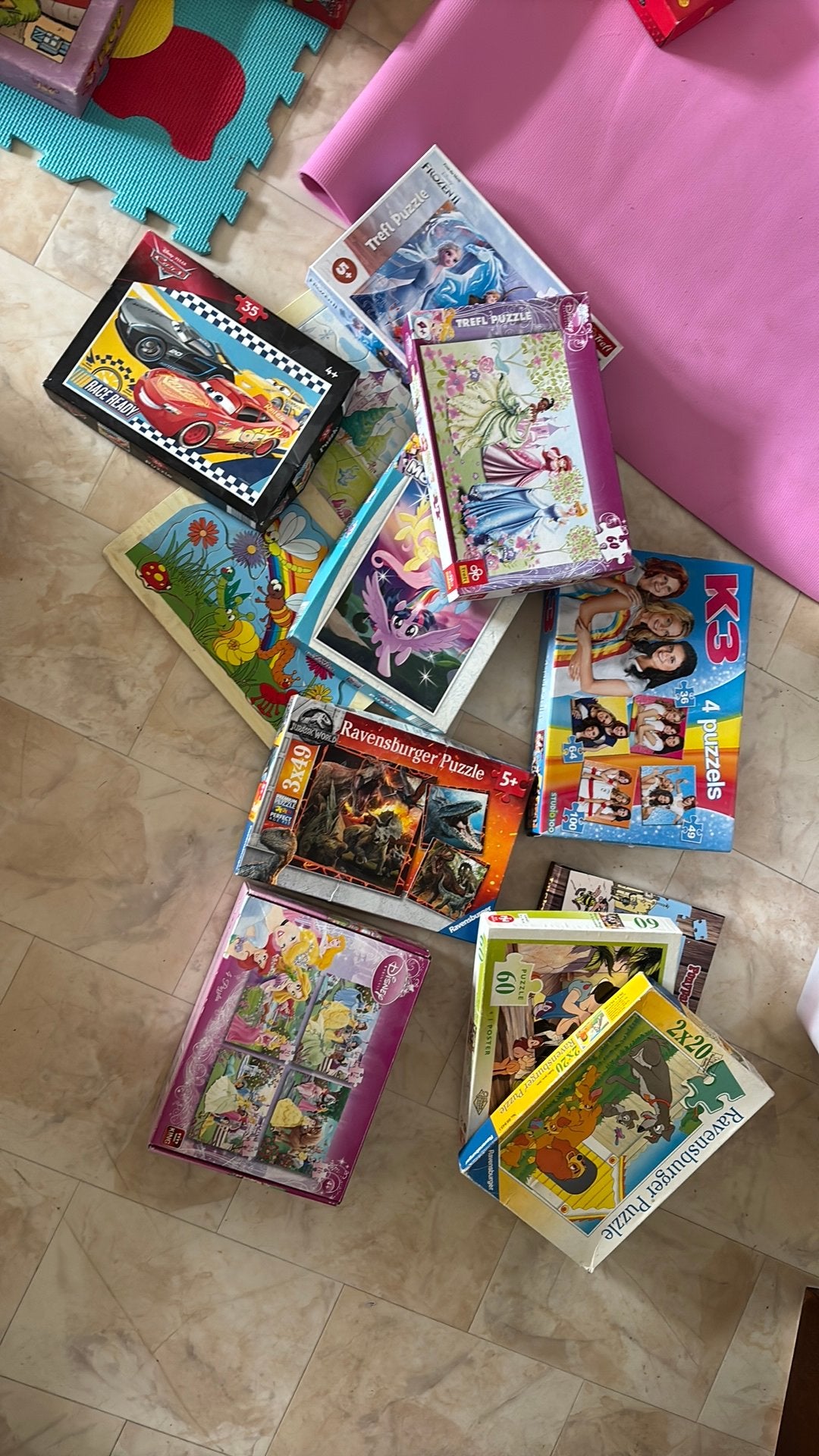 Puzzels, Diversen, Wenskaarten, Ophalen, Gebruikt