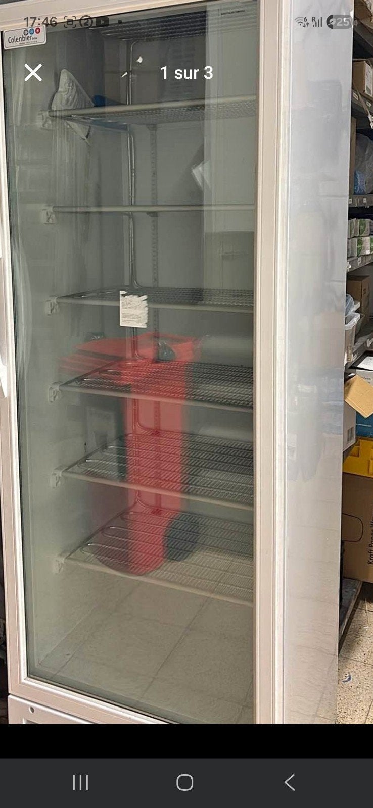 Diepvries glazen deur goed staat, Elektronische apparatuur, Vriezers en Diepvrieskisten, Ophalen of Verzenden