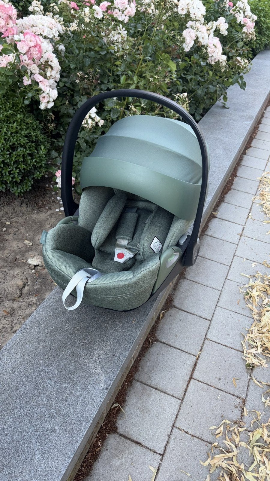 Siège auto CYBEX Cloud T i-Size Leaf Green + plastique pluie, Enfants & Bébés, Sièges auto, Enlèvement