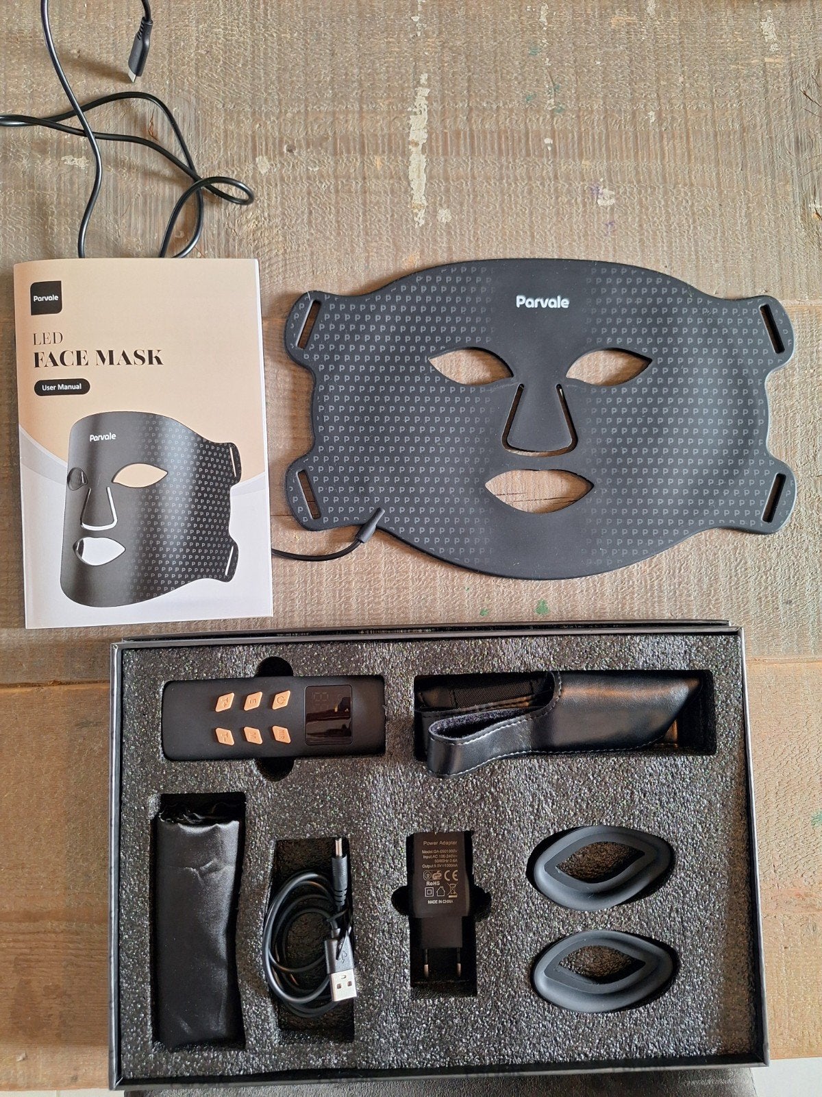 Parvale Led masker, Ophalen of Verzenden, Zo goed als nieuw, Overige typen