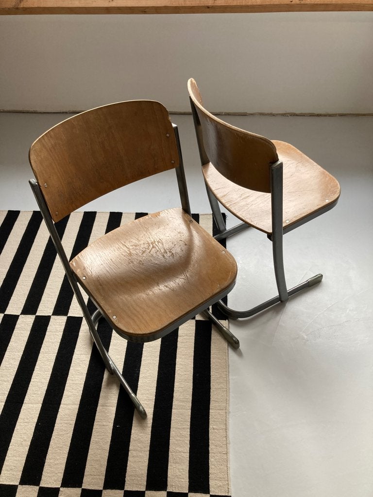 stoelen, Huis en Inrichting, Stoelen, Ophalen, Vintage, retro, Gebruikt, Vier