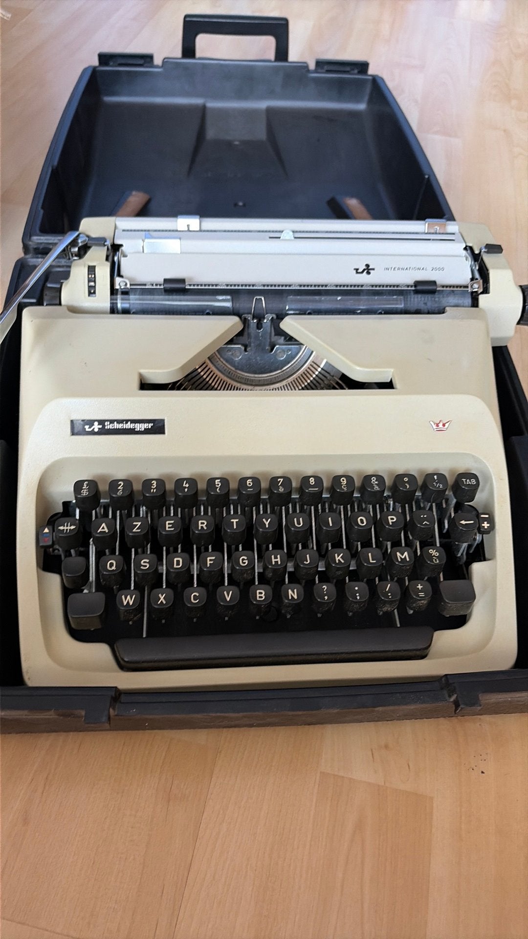 Typemachine Scheidegger, Diversen, Typemachines, Ophalen, Gebruikt
