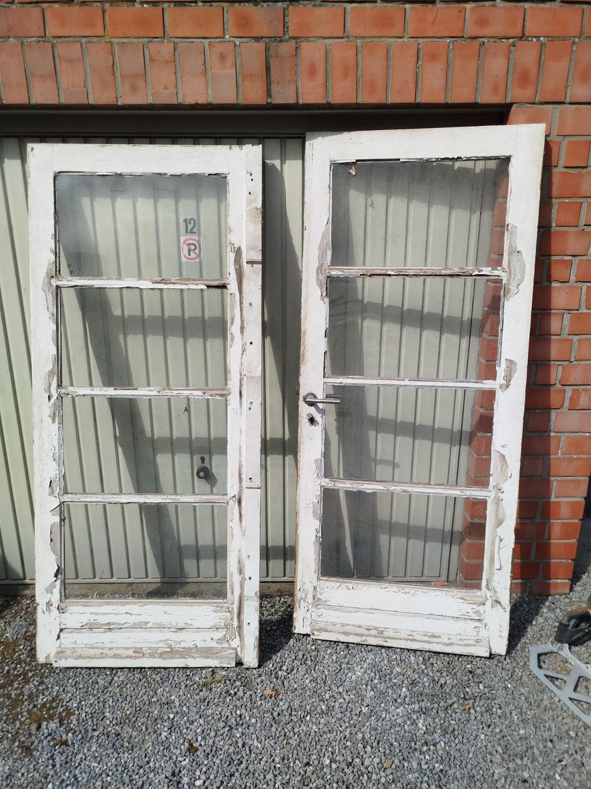 Dubbel deur en raam gratis, Ophalen, Hout