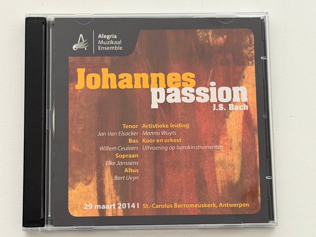 Bach - Johannes Passion, Ophalen of Verzenden, Gebruikt