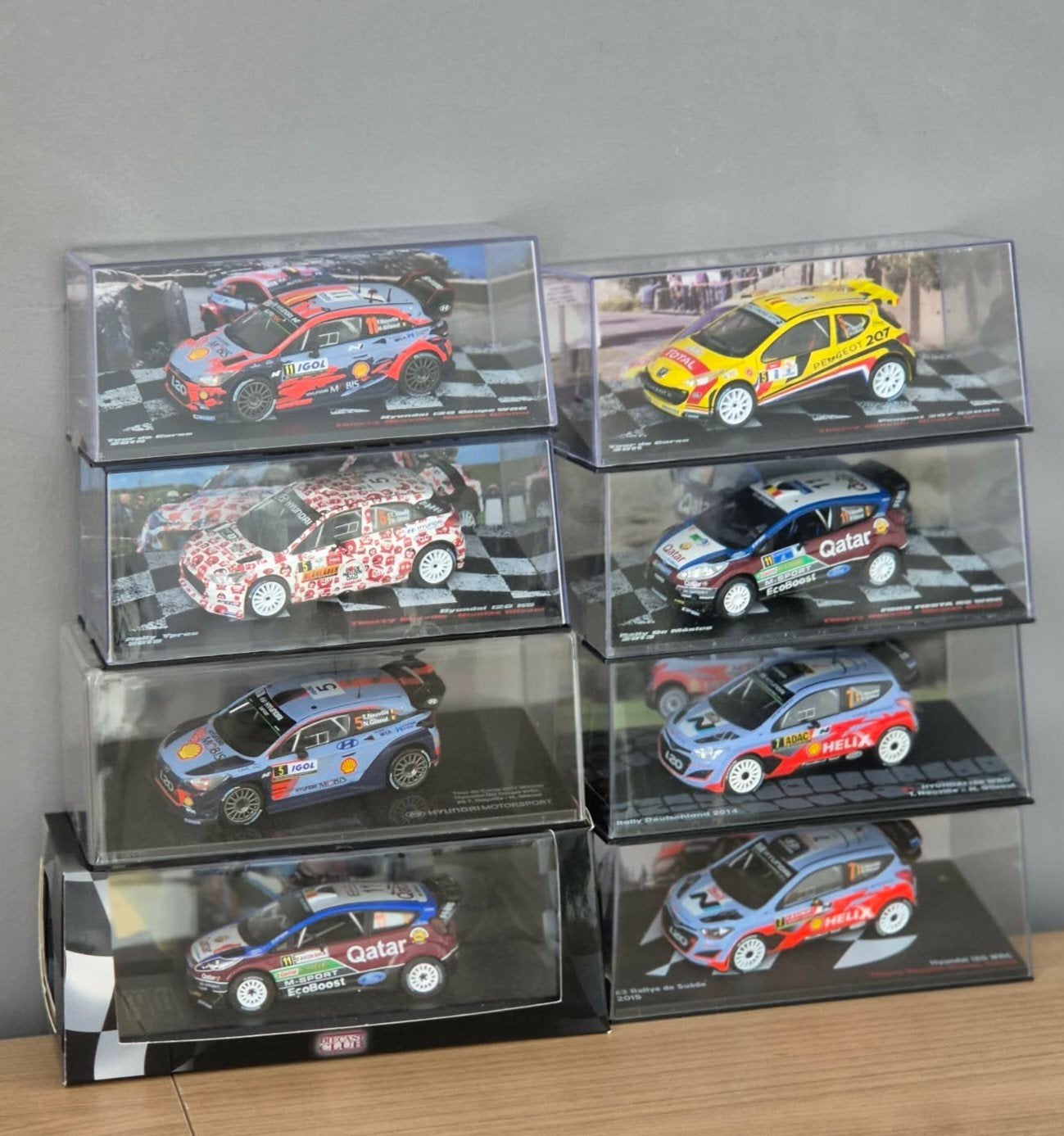 Lot 8 voitures wrc rallye 1/43 T.Neuville-N.Gilsoul, Hobby & Loisirs créatifs, Voitures miniatures | 1:43, Enlèvement ou Envoi