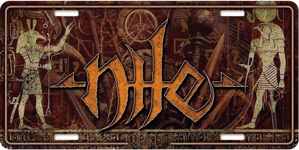 Nile Logo - USA Nummerplaat officiële merchandise, Ophalen of Verzenden, Nieuw