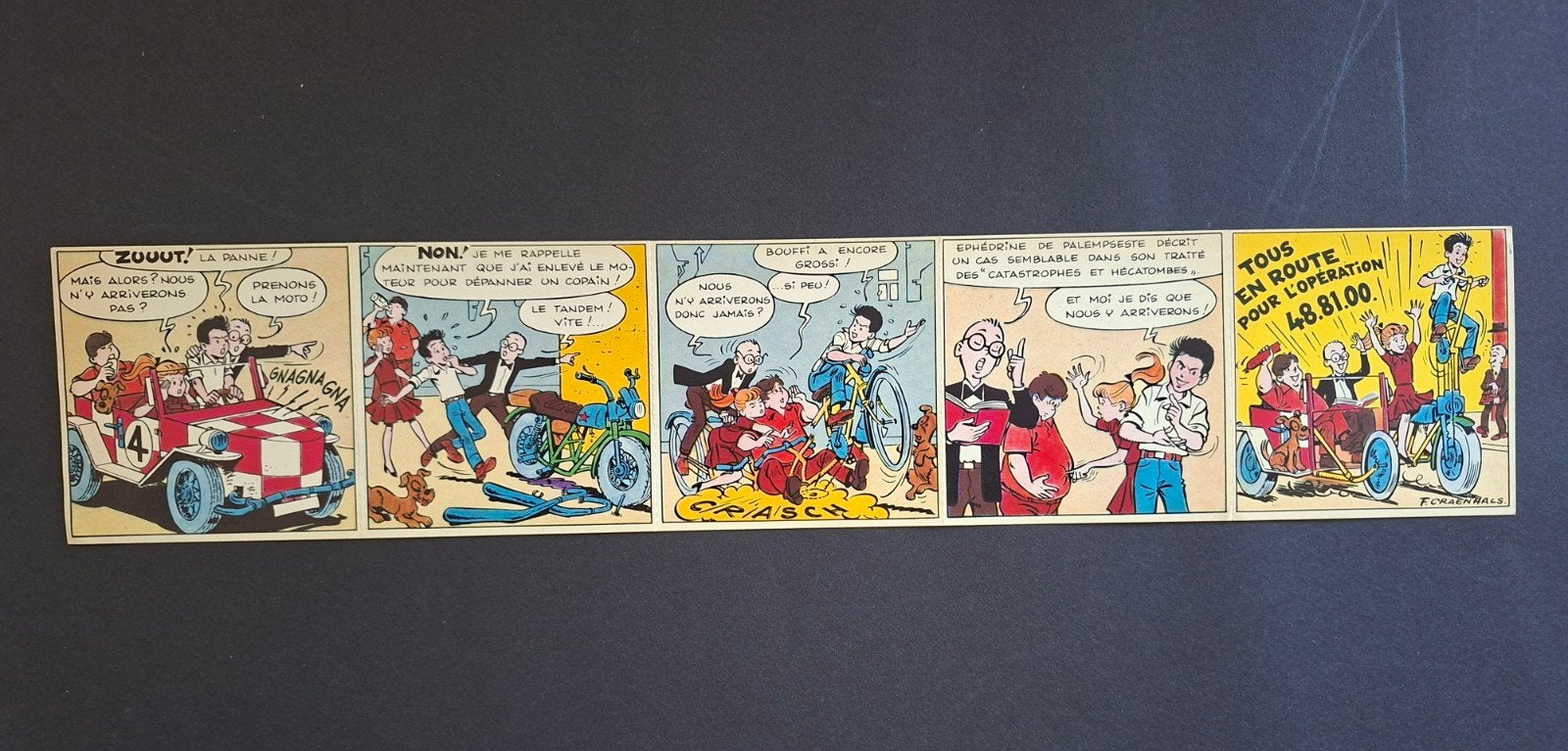 Opération 48.81.00 de 4 helden Craenhals, Ophalen of Verzenden, Zo goed als nieuw, Strip of Tekenfilm