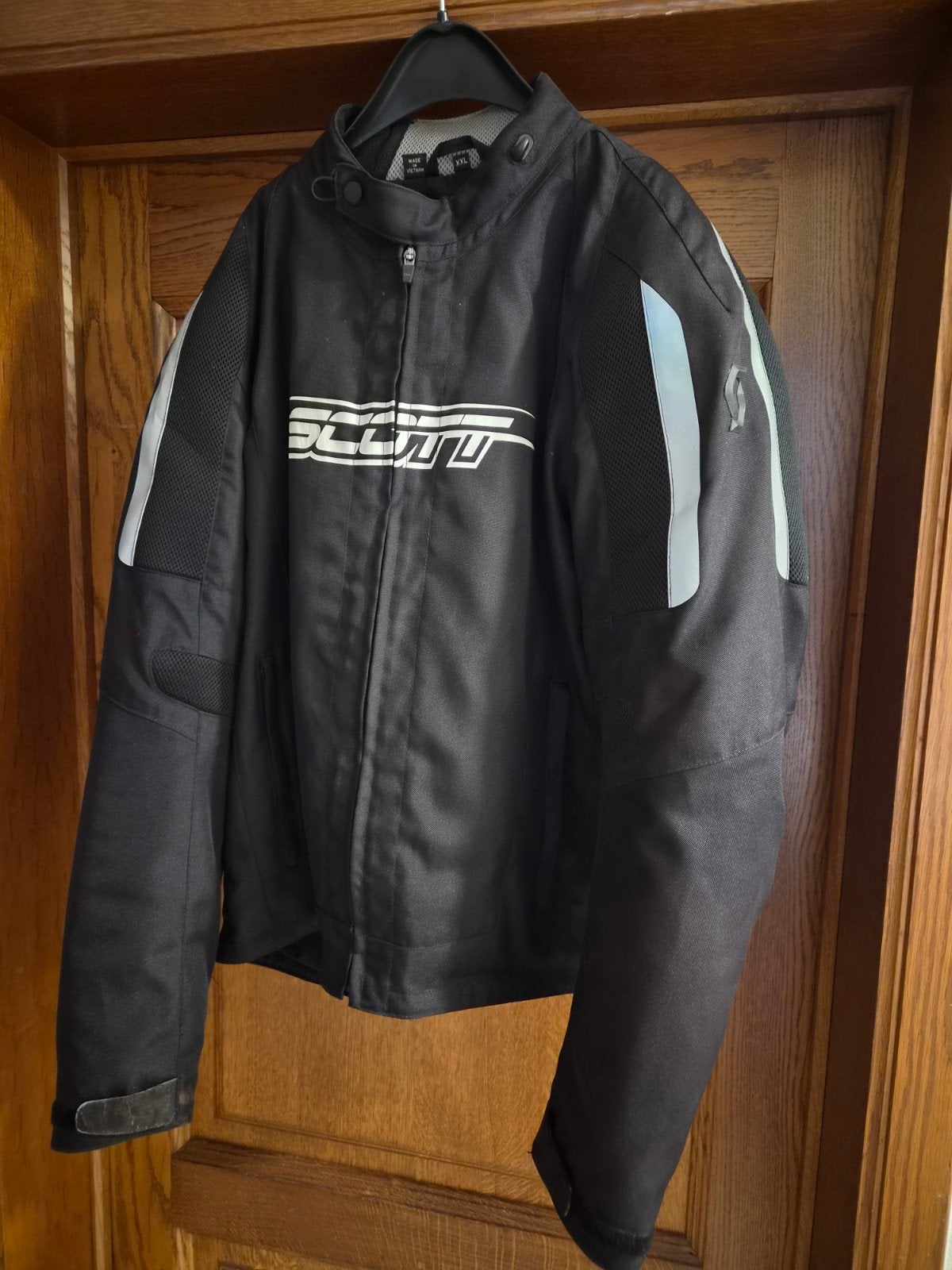 Magnifique veste de moto Scott XXL à double fermeture éclair, Motos, Enlèvement ou Envoi
