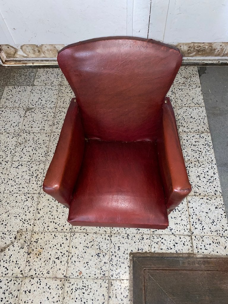 Fauteuil enfant similicuir, Maison & Meubles, Moins de 75 cm, Vintage, Comme neuf, Enlèvement