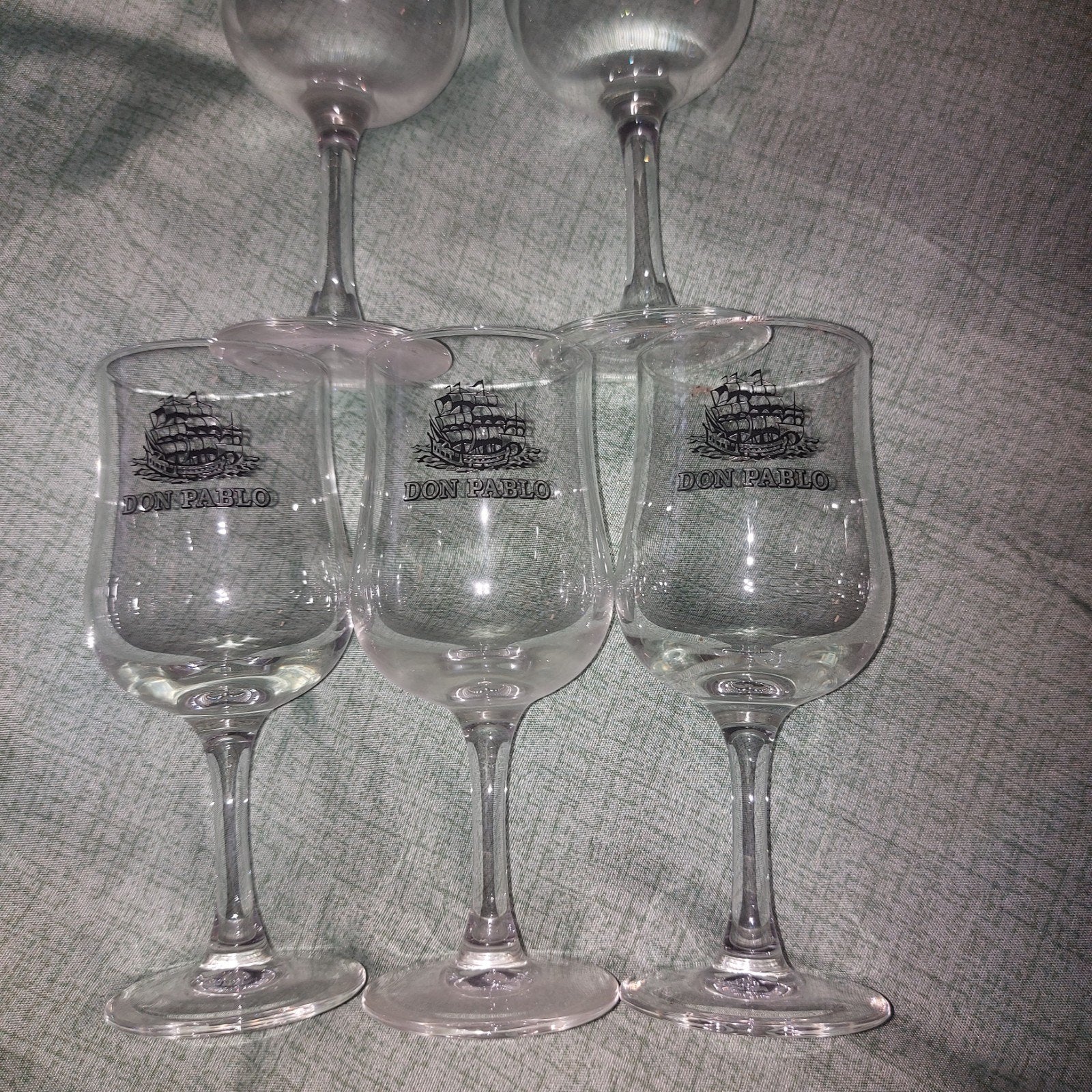 Porto glazen op voet 6 stuks, Verzamelen, Glas en Drinkglazen, Ophalen
