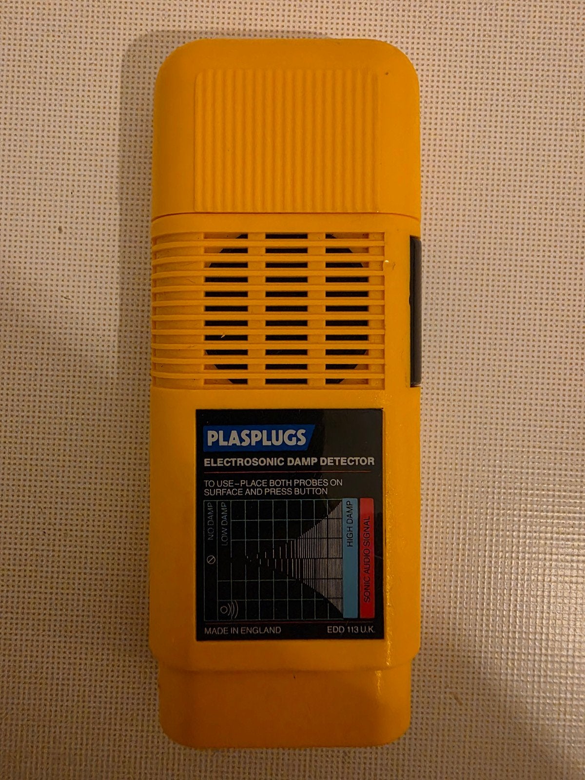 Plasplugs elektrosonische vochtdetector, Doe-het-zelf en Bouw, Meetapparatuur, Ophalen of Verzenden