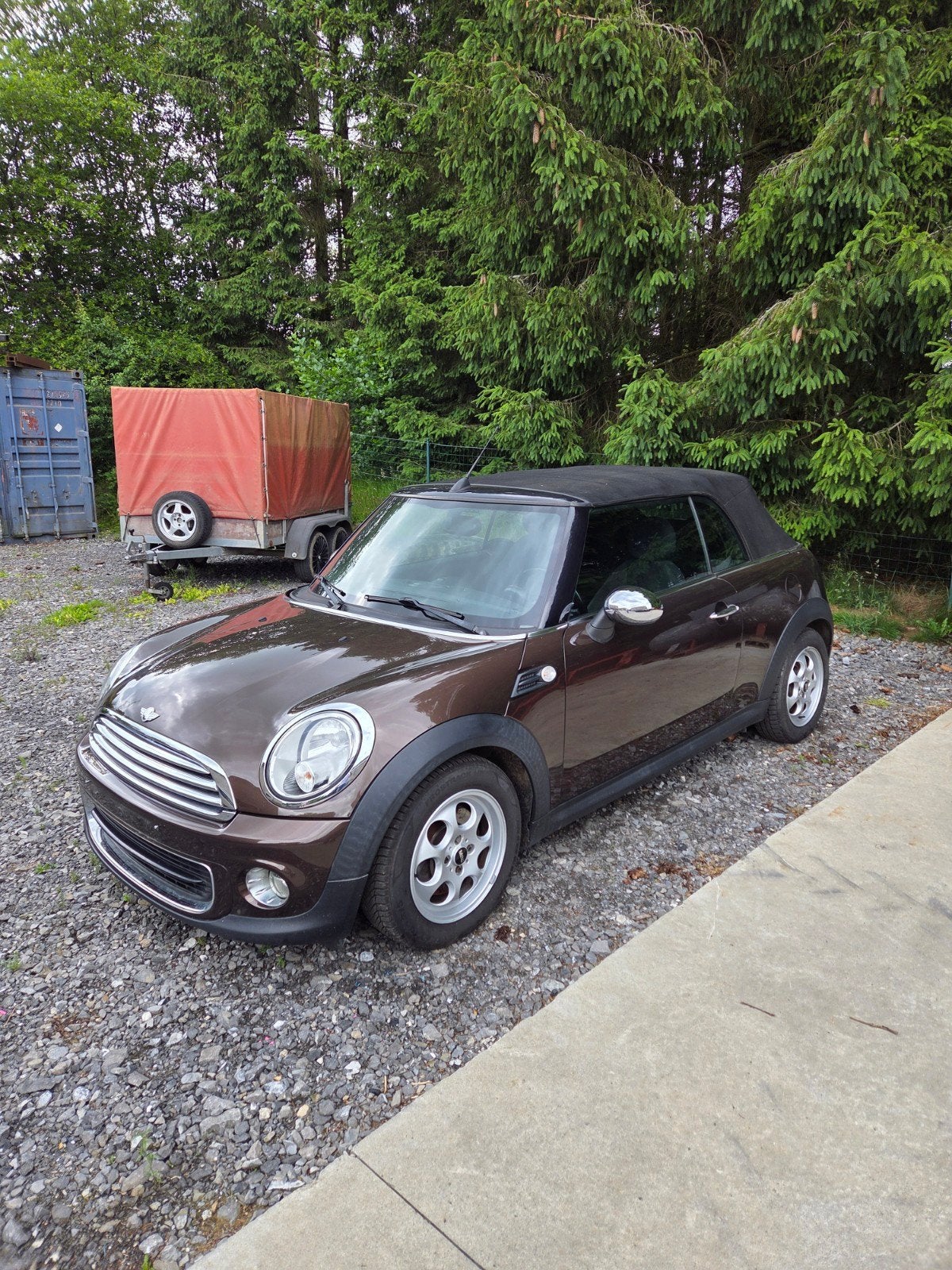 Mini ONE 1.6l essence Cabriolet, Auto's, Zwart, Zwart, Particulier, Cabrio