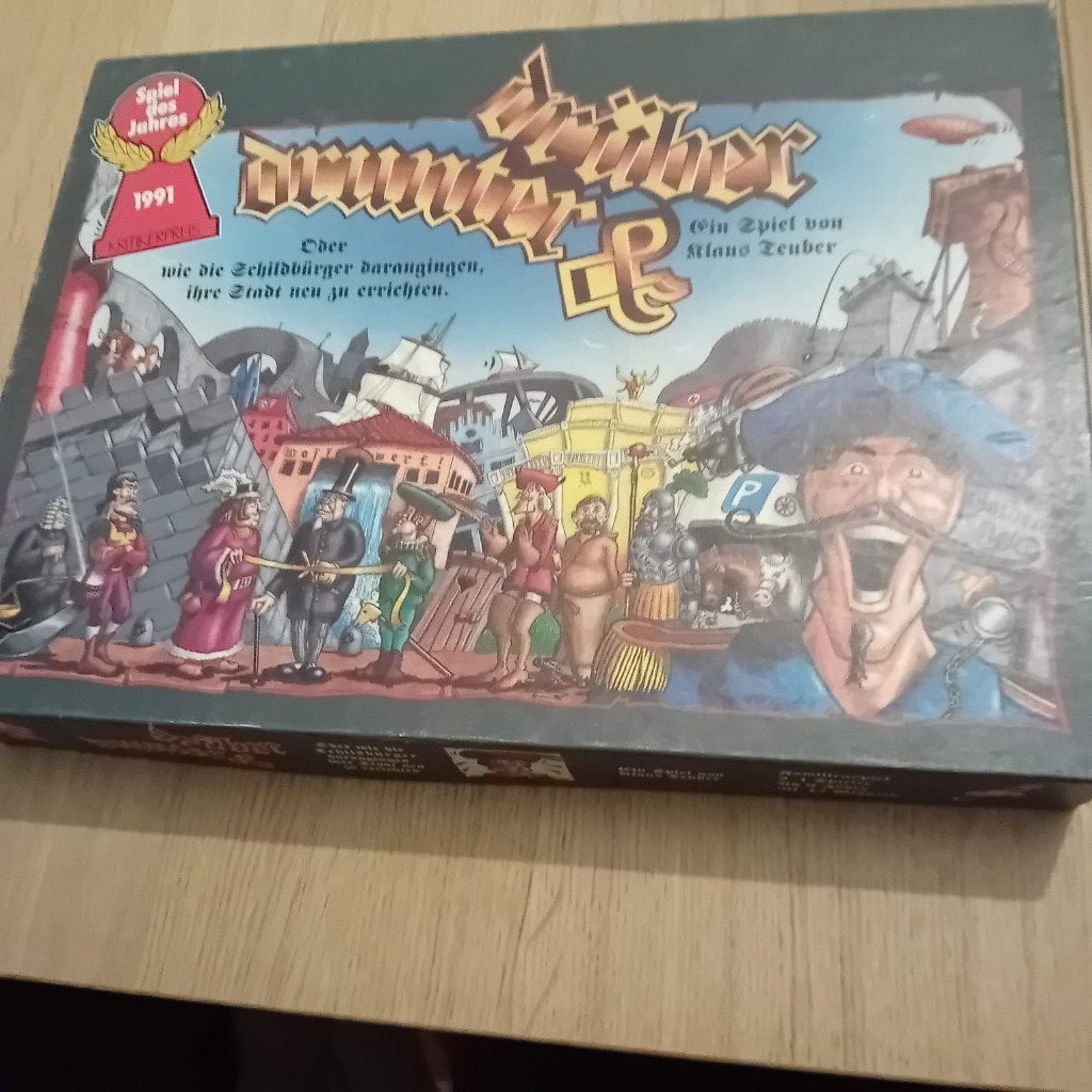 Drunter&Druben. Tegelspel (K Teuber) spel vh jaar 1991, Ophalen, Gebruikt