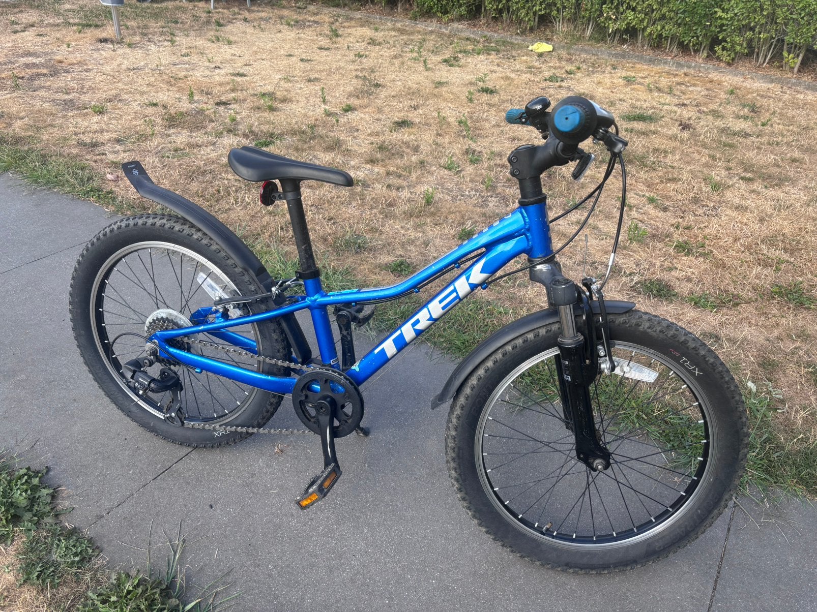 Kinderfiets Trek precaliber 20 inch, Fietsen en Brommers, Fietsen | Jongens, Ophalen, Gebruikt, Velgrem, Versnellingen