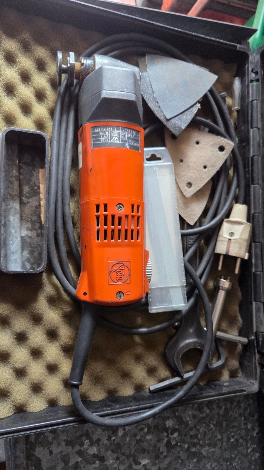 Multitool Fein, Ophalen