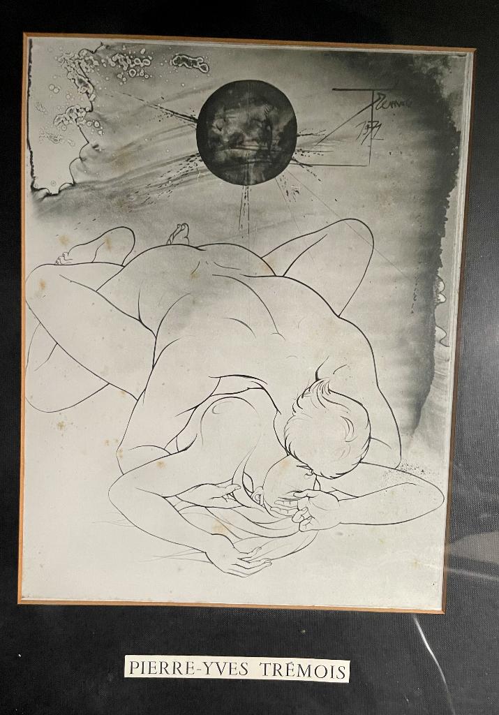 Zeer mooie litho van Pierre-Yves Trémois,, Enlèvement