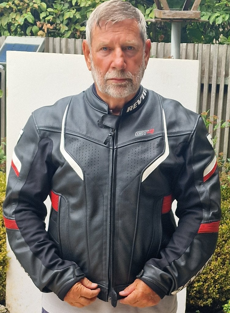 Motorvest Rev'IT! maat 58 met rugbeschermer en voering, Motoren, Kleding | Motorkleding, Ophalen, REV'IT!, Dames, Jas | leer