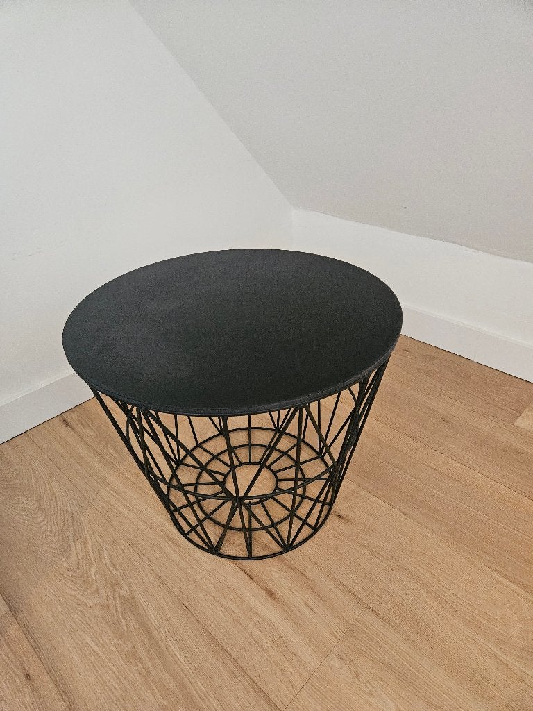 Ferm Living Salontafel/Opbergmand, Maison & Meubles, Rond, 50 à 100 cm, Comme neuf, Modern Scandinavisch