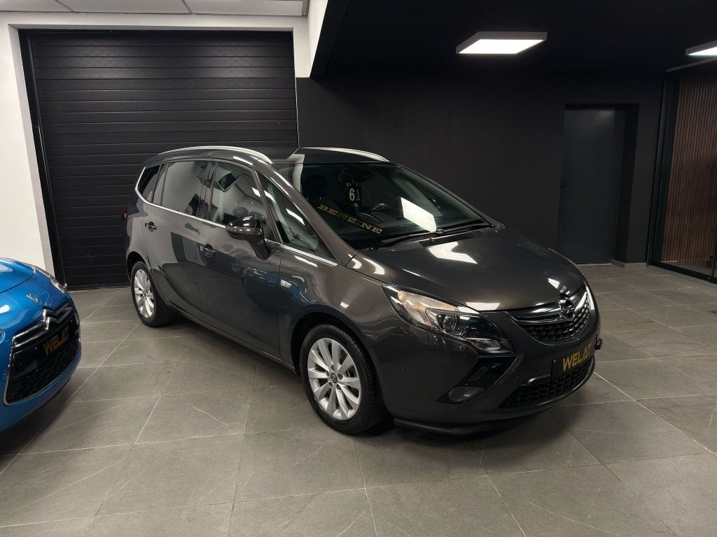 OPEL ZAFIRA TURBO 2015 BENZINE EURO 6 TOPSTAAT, Auto's, Opel, Bluetooth, 120 kW, Bedrijf, Zafira