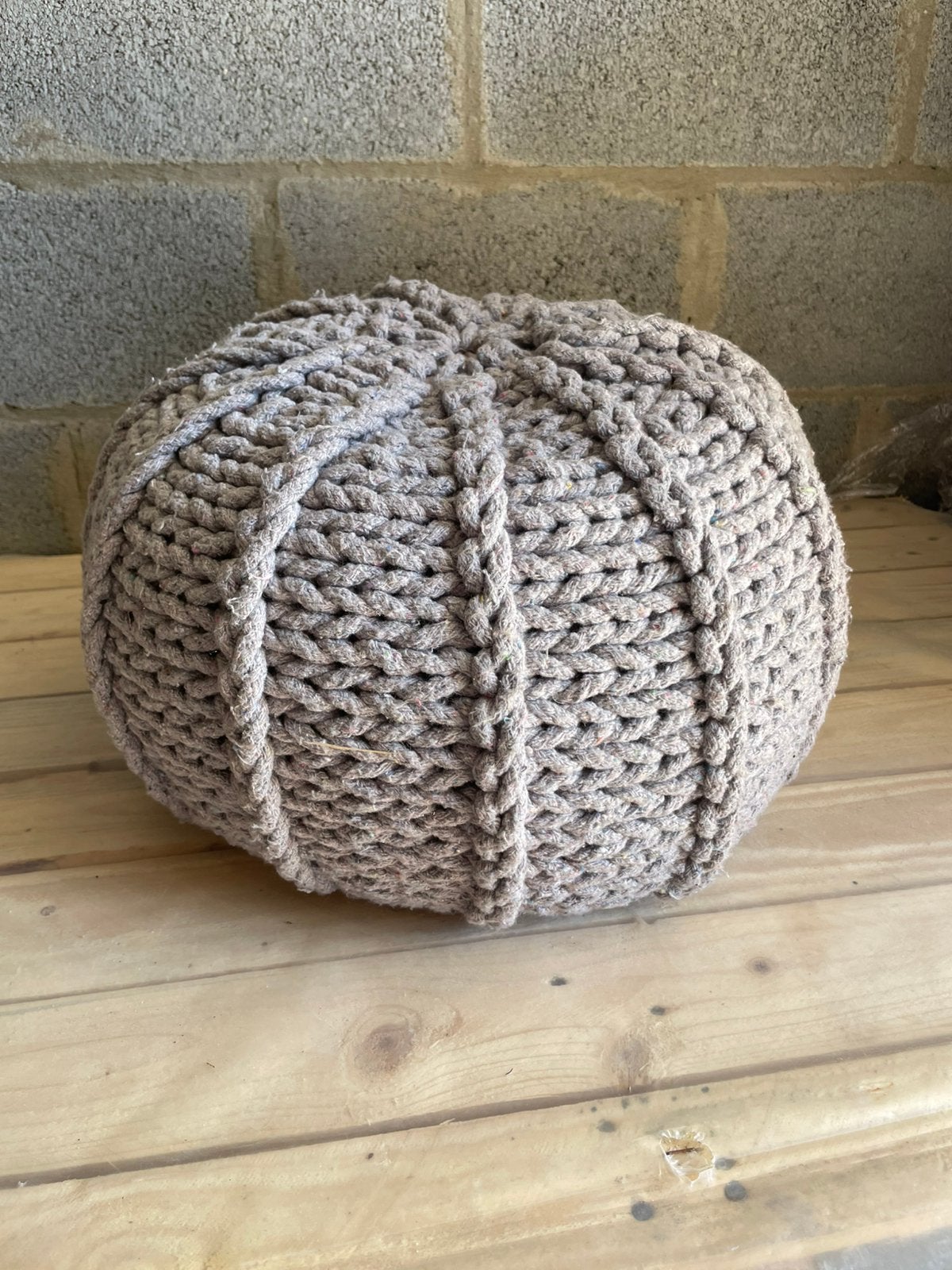 Poef, Overige materialen, Minder dan 50 cm, Rond, Minder dan 50 cm
