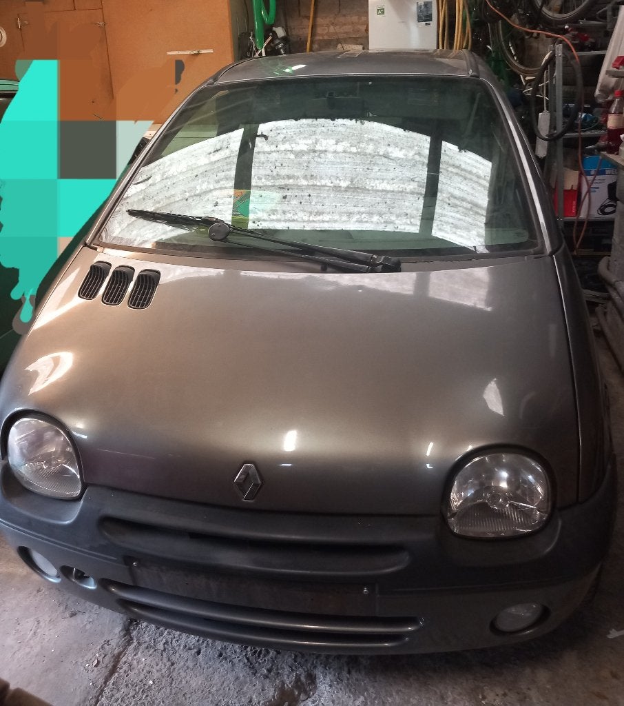 Vend 2 twingo tintin, Argent ou Gris, Boîte manuelle, Berline, Tissu