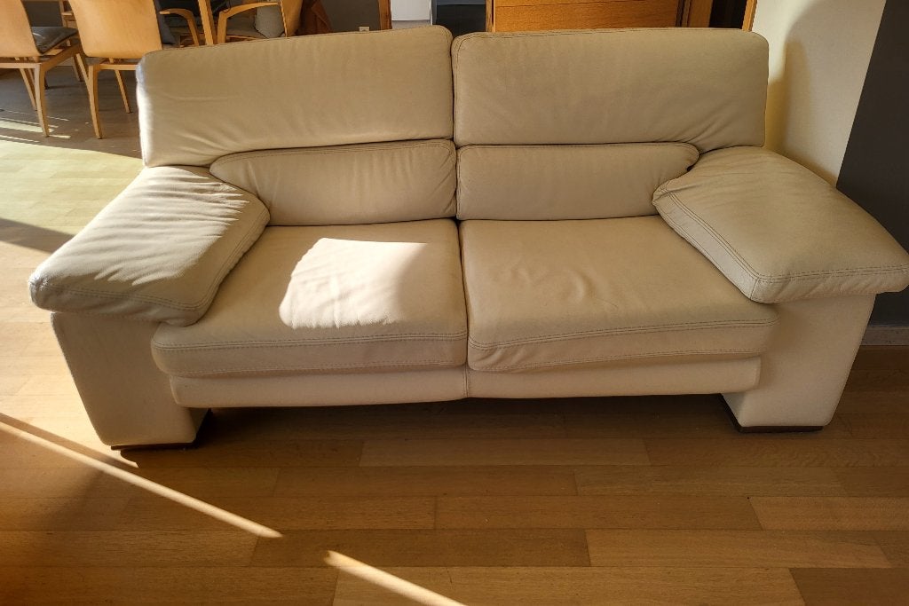 Siège en cuir, 75 à 100 cm, Design, Enlèvement, Utilisé