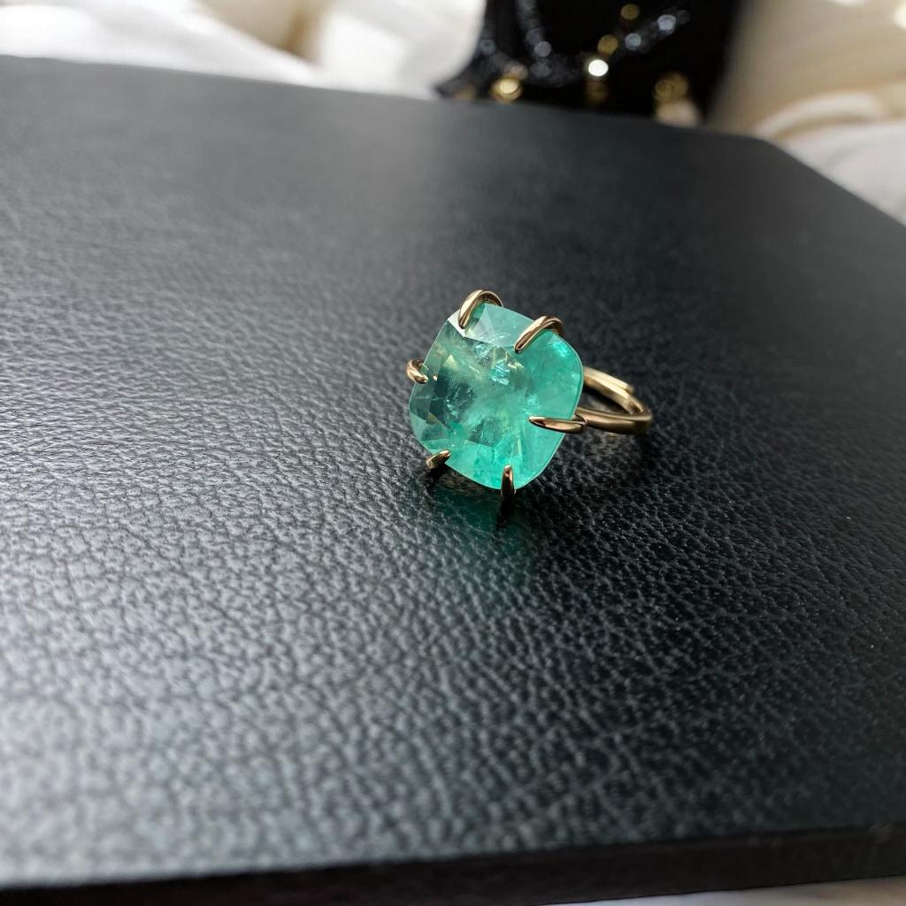 Ring paraïba maat verstelbaar, Handtassen en Accessoires, Ringen, Met kristal, Nieuw, Ophalen of Verzenden, Dame