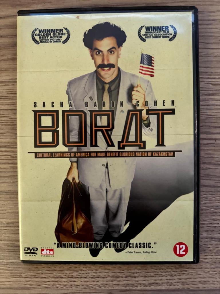Borat, Cd's en Dvd's, Vanaf 12 jaar, Ophalen of Verzenden