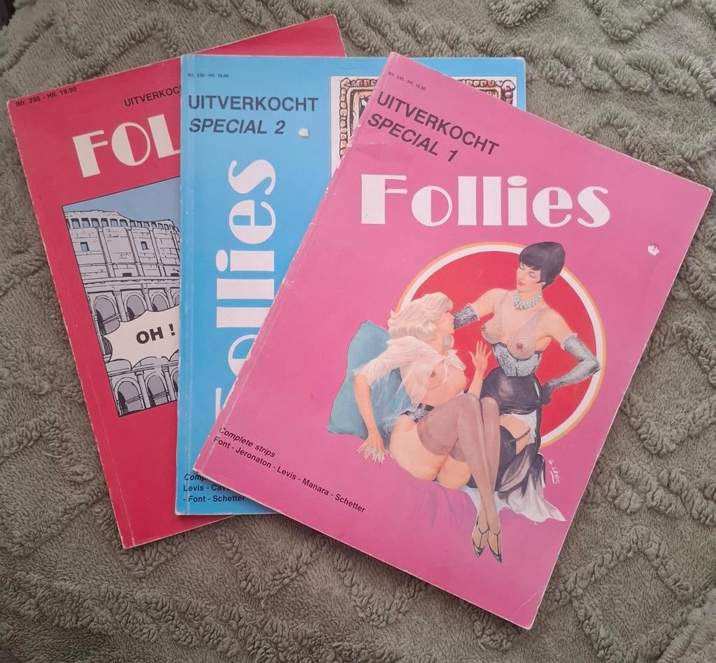 Erotische strips Follies nr 1-2-7, Enlèvement ou Envoi