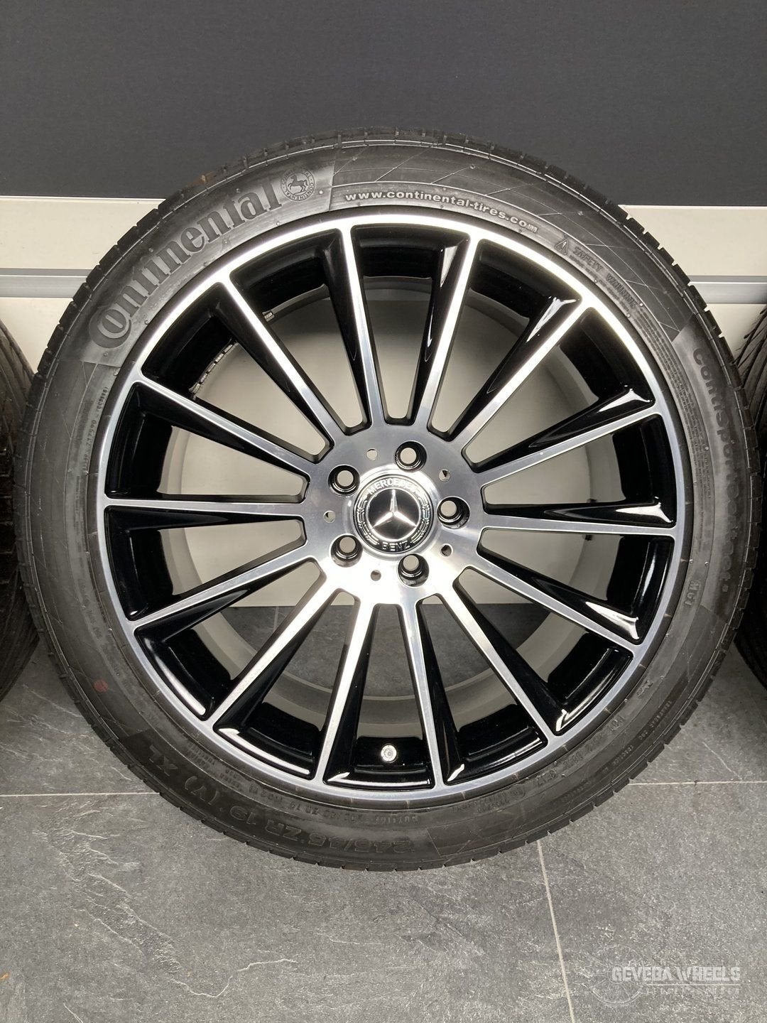 19” Mercedes E klasse W214 velgen + banden breedset 5x112, Pneus et Jantes, 245 mm, Véhicule de tourisme, Pneus été